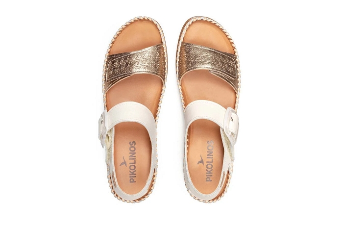 Pikolinos ballerines cadaques 0555c1 blanc or3399001_5