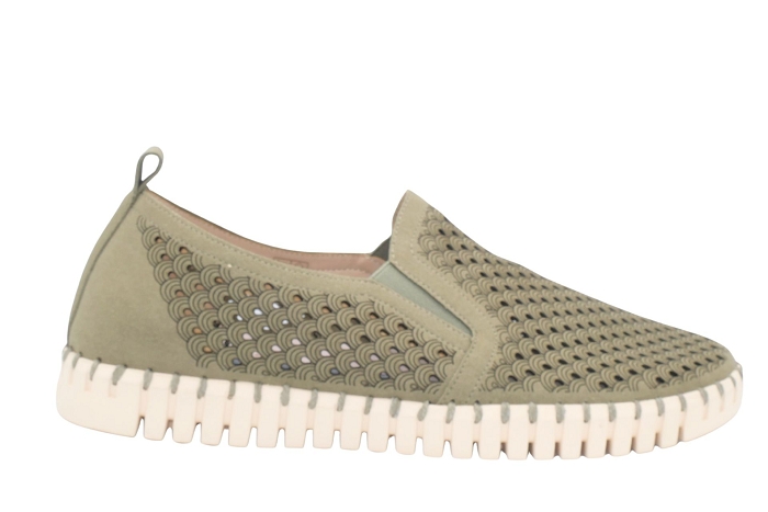 Ilse jacobsen mocassin tulip hom 410 kaki