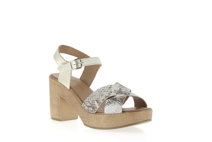 Coco et abricot nu pieds sandale musieges 3400 or3401301_5