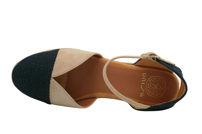 Unisa nu pieds sandale cech beige noir3402601_4