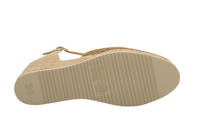Unisa nu pieds sandale ceuta dentelle beige3403401_5
