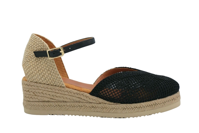 Unisa nu pieds sandale ceuta dentelle noir