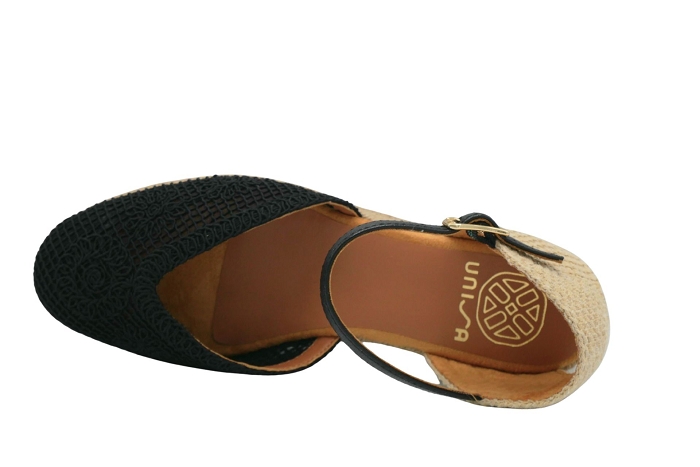 Unisa nu pieds sandale ceuta dentelle noir3403501_3