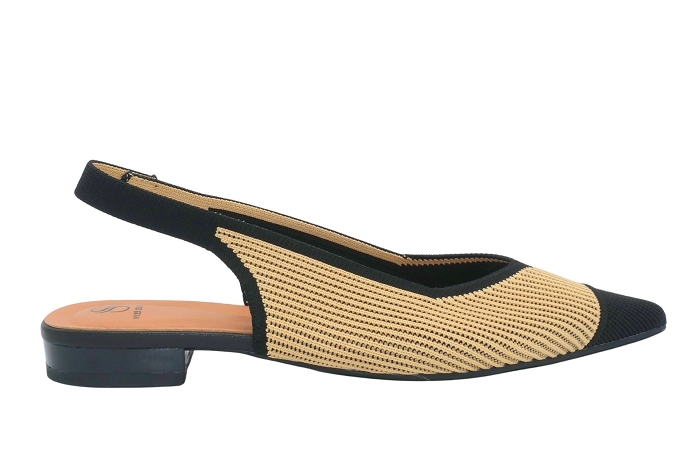 Misselastc escarpin 75051  babf beige noir