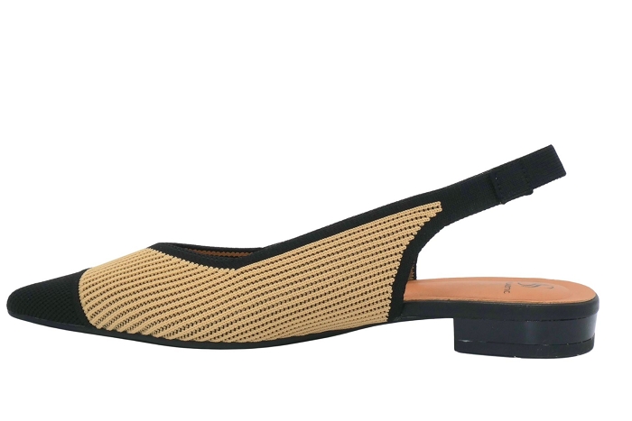 Misselastc escarpin 75051  babf beige noir3403701_2
