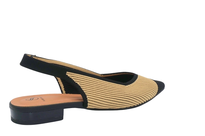 Misselastc escarpin 75051  babf beige noir3403701_3