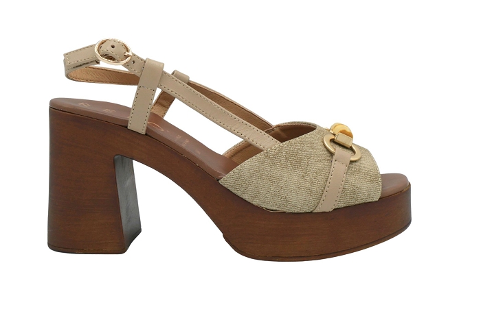 Repo nu pieds sandale 56252 taupe