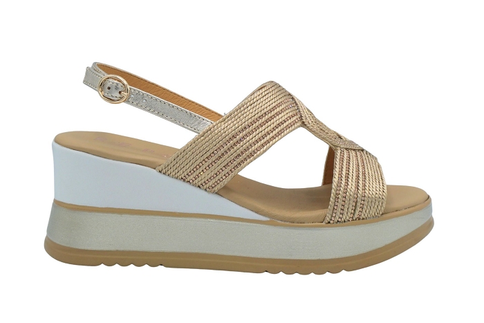 Repo nu pieds sandale 21218 strass or