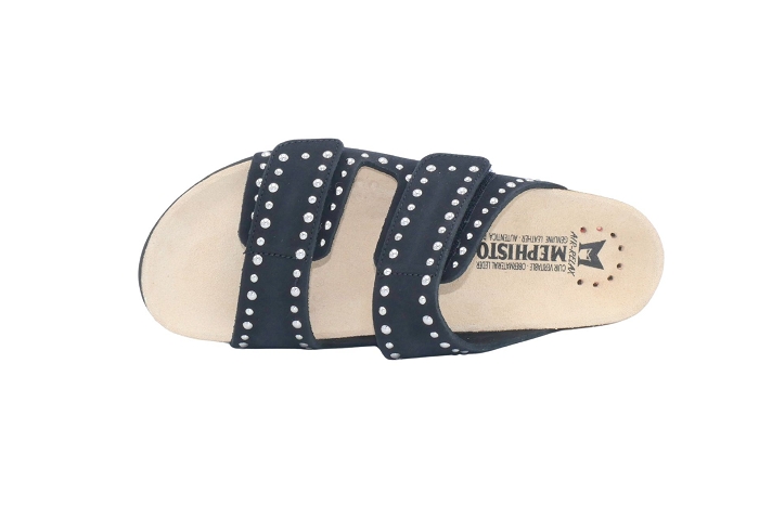 Mephisto nu pieds sandale hestelle noir3407301_3