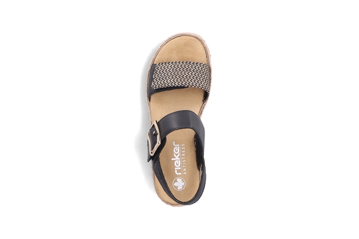 Remonte nu pieds sandale v0951 00 noir3407501_4