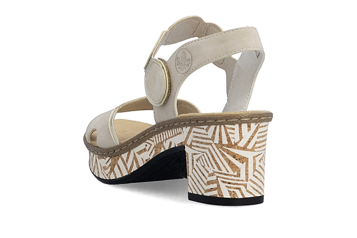 Rieker nu pieds sandale 63876 beige beige3408501_3