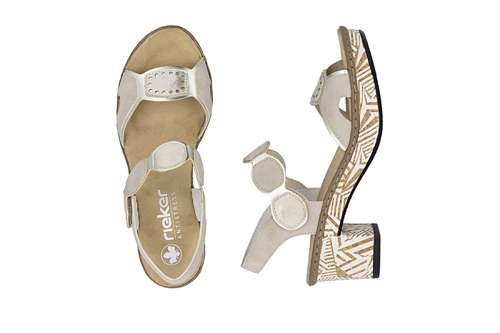 Rieker nu pieds sandale 63876 beige beige3408501_4