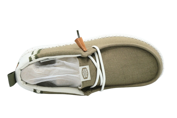 Hey dude bateaux wally craft linen vert3410801_2