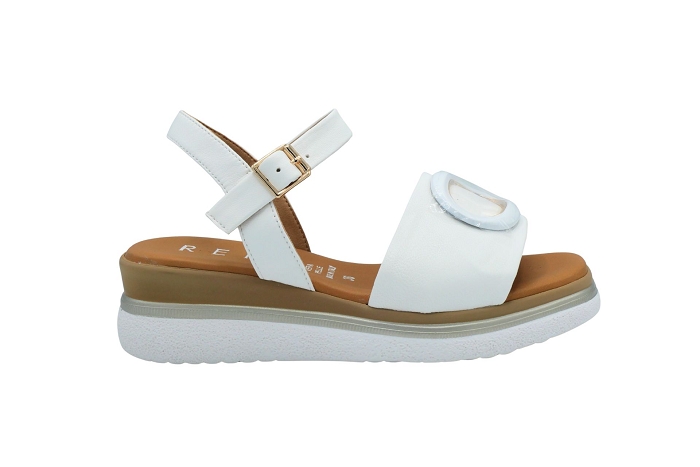 Repo nu pieds sandale 10259 blanc