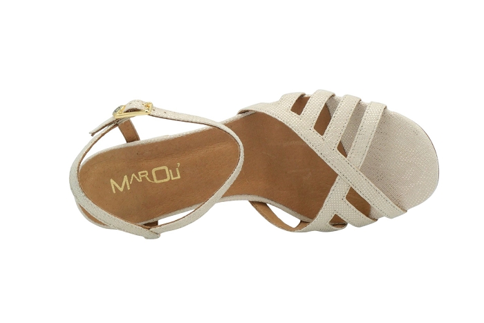 Maroli nu pieds sandale 7702 or t45 beige3411701_3
