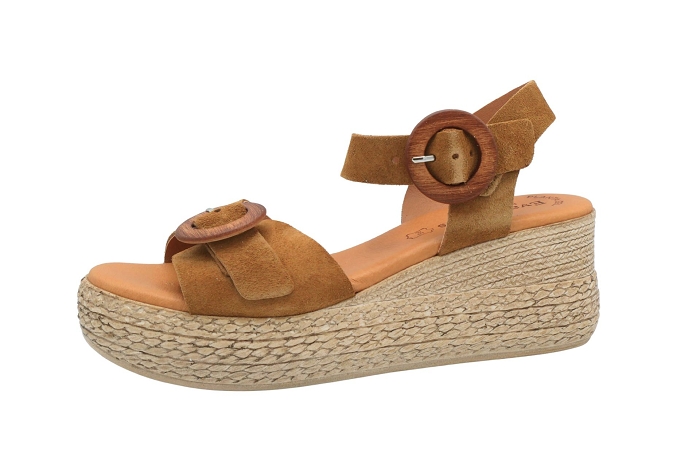 Evafruitos nu pieds sandale 3777 bcle bois tan3412701_2