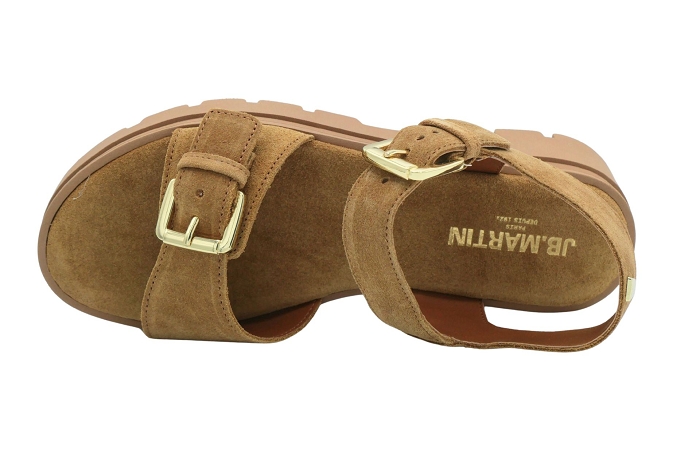 Jb martin nu pieds sandale delia croute camel3415001_4