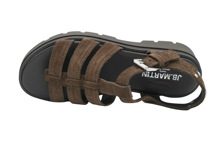Jb martin nu pieds sandale delice croute chocolat3415201_4