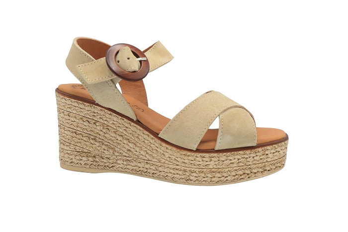 Evafruitos nu pieds sandale 5816 vel beige