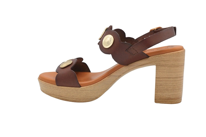 Evafruitos nu pieds sandale 6893 bijou marron3415701_2