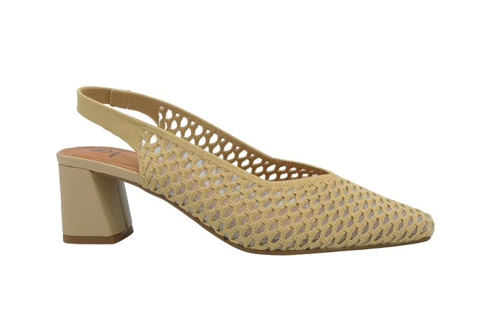 Misselastc escarpin 75023 babf camel