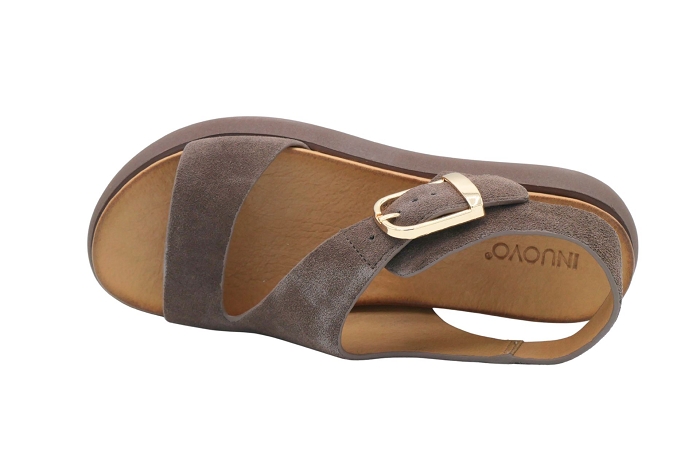Inuovo nu pieds sandale a96064 sandal buck marron3416401_4