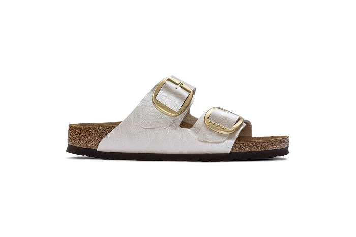 Birkenstock nu pieds sandale arizona big buckle1020021 blanc antic