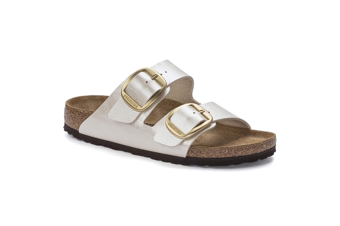 Birkenstock nu pieds sandale arizona big buckle1020021 blanc antic3419301_4