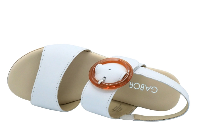 Gabor nu pieds sandale 84645 21 blanc3420701_3