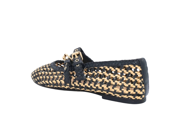 Inuovo ballerines d47003 balle beige noir3421901_4