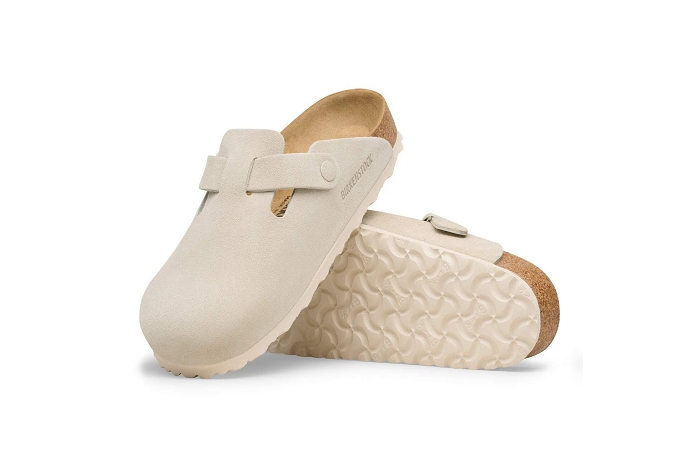 Birkenstock nu pieds sandale boston oyster1031662 blanc3422901_3