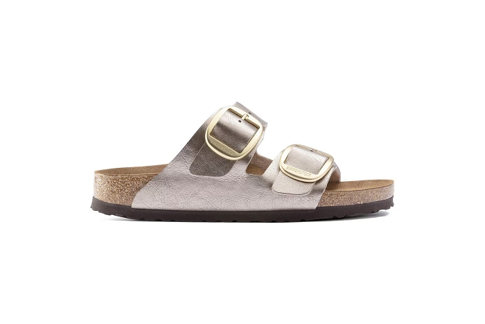 Birkenstock nu pieds sandale arizona big buckle1020882 taupe
