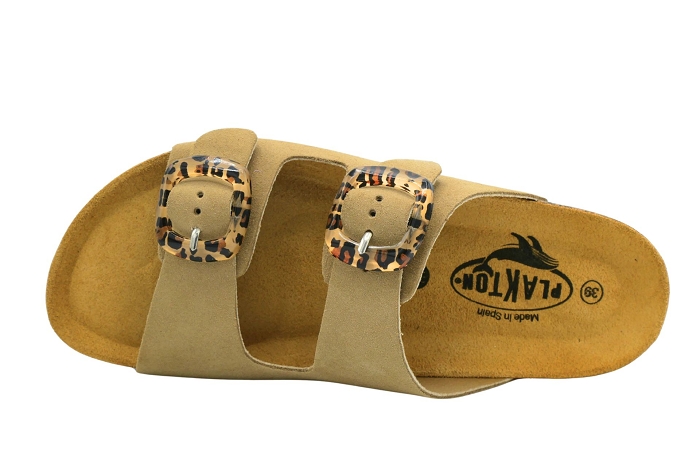 Plakton nu pieds sandale beta flex prtclou tan3424101_2