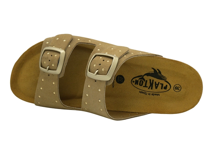 Plakton nu pieds sandale beta re square camel3424501_4