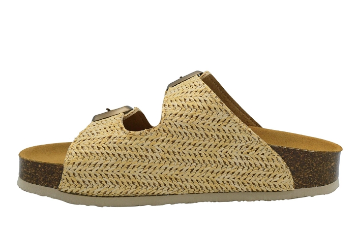 Plakton nu pieds sandale beta rafia square beige3424701_2