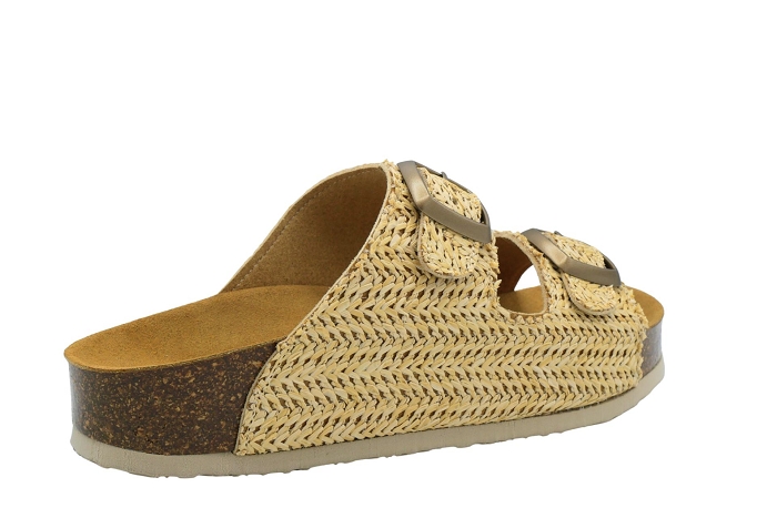 Plakton nu pieds sandale beta rafia square beige3424701_3