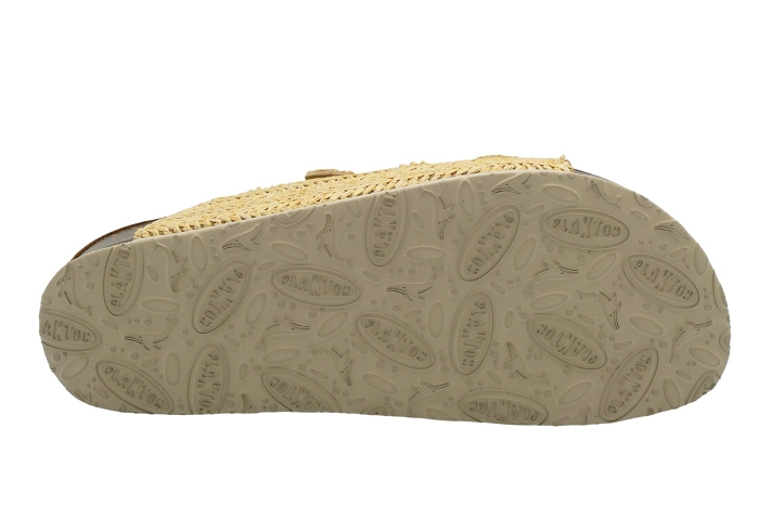Plakton nu pieds sandale beta rafia square beige3424701_5