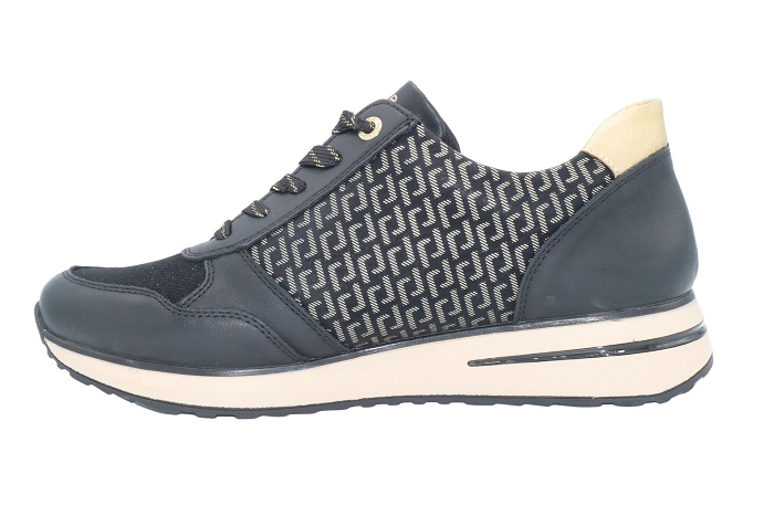 Remonte baskets d1g08  07 noir noir3428401_2