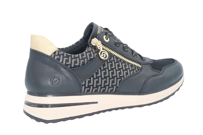 Remonte baskets d1g08  07 noir noir3428401_3