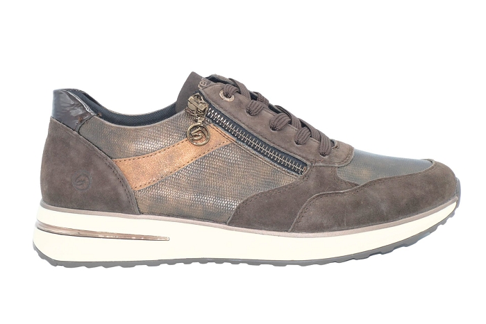 Remonte baskets d1g08  25 vel buck marron