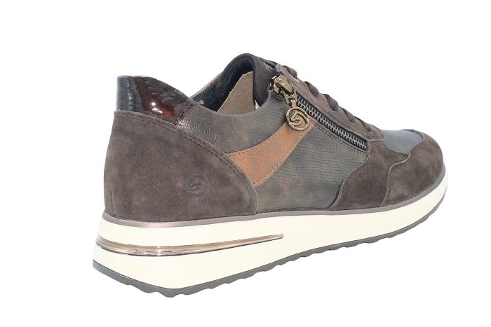 Remonte baskets d1g08  25 vel buck marron3428501_3