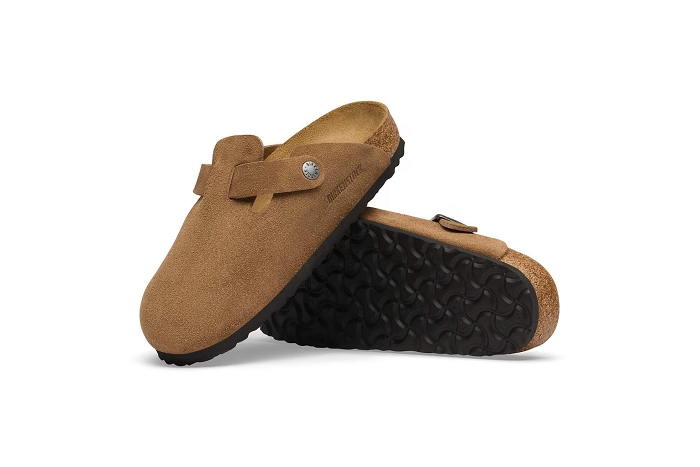 Birkenstock pantoufle boston hom dk tea taupe fonce3429501_4