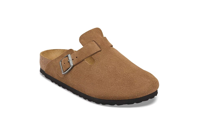Birkenstock pantoufle boston fem dk tea taupe fonce3429601_2