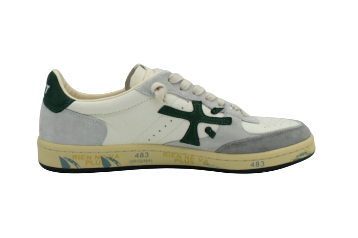 Premiata baskets bskt clay  7623 blvert blanc kaki