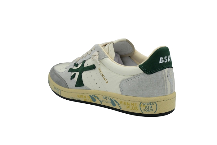 Premiata baskets bskt clay  7623 blvert blanc kaki3431101_3