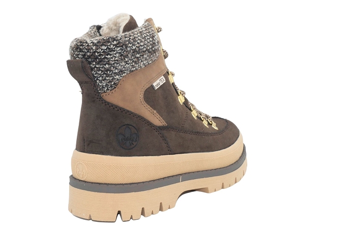 Rieker boots bottines y6210 buck marron3435101_3