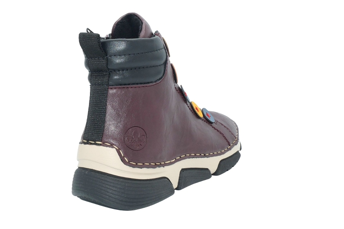 Rieker boots bottines 45977 bordeaux3435401_3