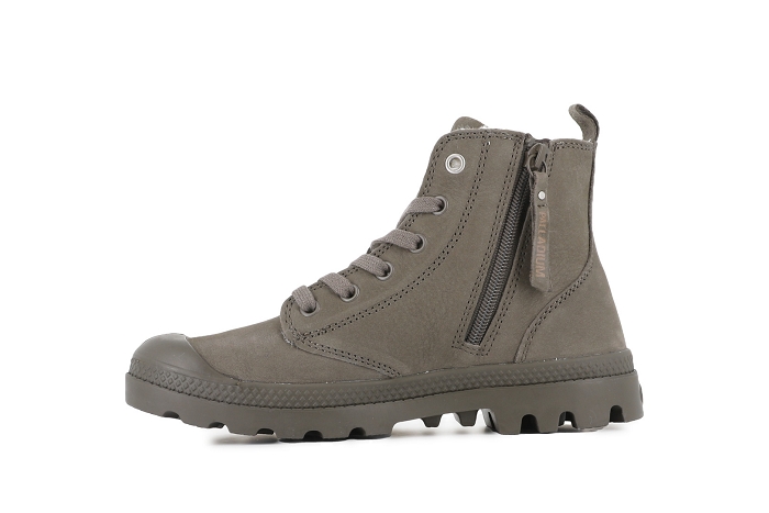 Palladium boots bottines pampa hi zip wl95982 gris kaki3435801_2