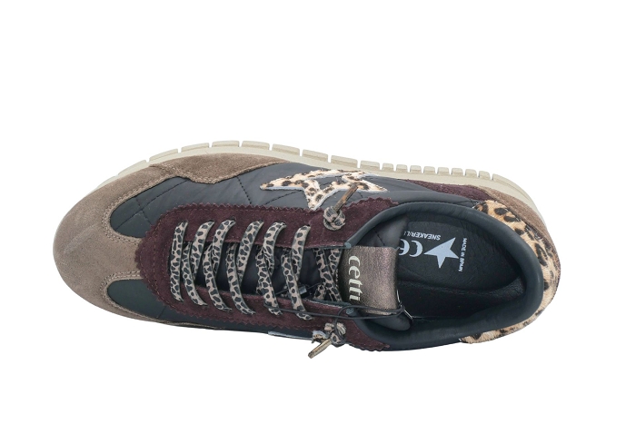 Cetti baskets c 1259  sra xl noir marron3438301_3
