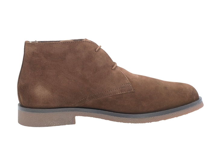 Geox boots bottines claudio buck marron
